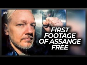 Read more about the article BREAKING: First Footage of Free Julian Assange & Releases of Release