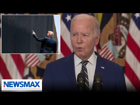 You are currently viewing Biden blames Trump for forcing him to take action on immigration