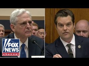 Read more about the article Gaetz grills Garland on Trump cases: ‘I don’t need a history lesson’