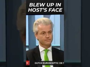 Read more about the article Watch Host Get Pissed as Geert Wilders Calmly State Uncomfortable Facts