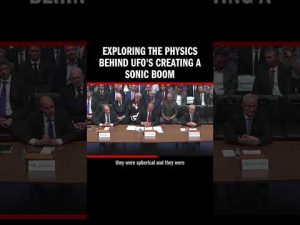 Read more about the article Congress, in today’s hearing, explored the concept of UFOs causing sonic booms