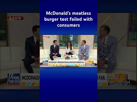 You are currently viewing McDonald’s president reveals failed ‘McPlant burger’ idea was shelved #shorts