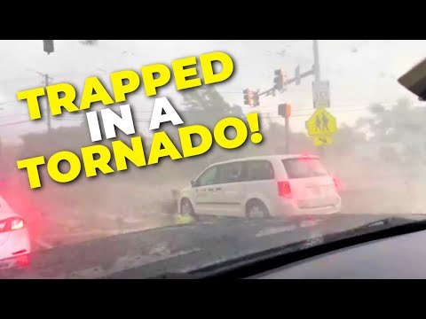 You are currently viewing Man Trapped in Car Captures Harrowing Footage as Tornado Wreaks Havoc in Gaithersburg