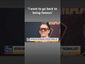 Read more about the article Kevin Bacon recalls venture into public disguised as a ‘normal person’ #shorts