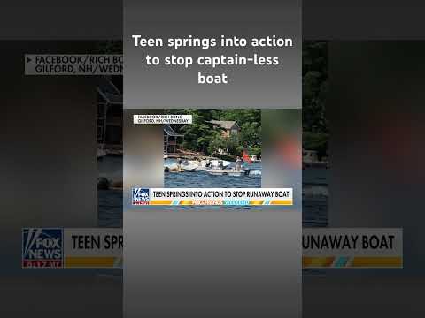 You are currently viewing Teen uses wave runner to save boat after driver was booted off #shorts