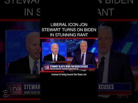 You are currently viewing LIBERAL ICON JON STEWART TURNS ON BIDEN IN STUNNING RANT