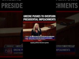 Read more about the article Marjorie Taylor Greene turns up the heat in D.C., calls for a Biden impeachment and a Trump