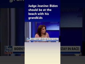 Read more about the article Judge Jeanine: Jill Biden spoke to President Biden like a kindergarten teacher