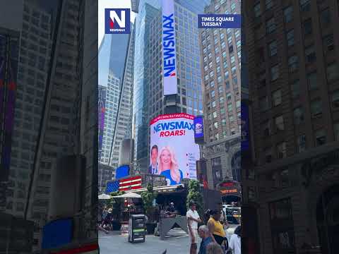 You are currently viewing SEE IT!: NEWSMAX lights up Times Square in New York City