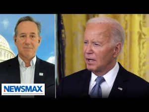 Read more about the article Harris is Biden’s ace in the hole to remain president: Santorum