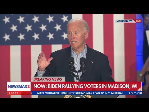 You are currently viewing REPLAY: President Joe Biden campaign rally in Madison, Wisconsin | NEWSMAX2