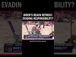 Read more about the article President Biden’s beach vacation amidst ongoing controversies has raised concerns about his