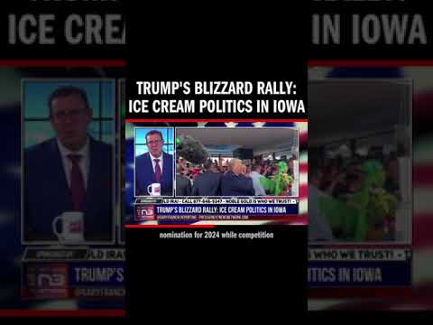 You are currently viewing Former President Donald Trump made an unexpected appearance at a Dairy Queen in Iowa, captivating