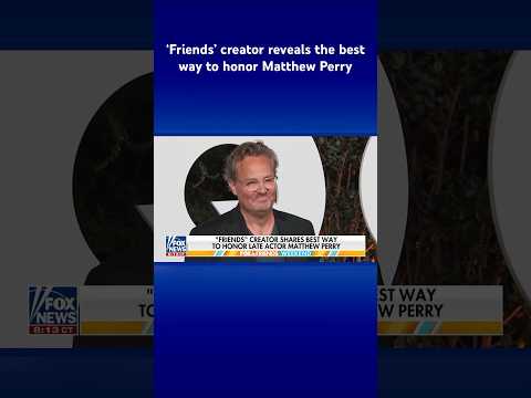 You are currently viewing Here’s how ‘Friends’ fans can honor Matthew Perry,  creator says #shorts