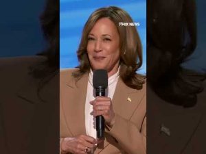 Read more about the article Kamala Harris makes an unexpected appearance during the first night of the DNC