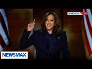 Read more about the article Kamala Harris emphasizes her support for abortion, talks taking away guns, attacks Trump | DNC 2024