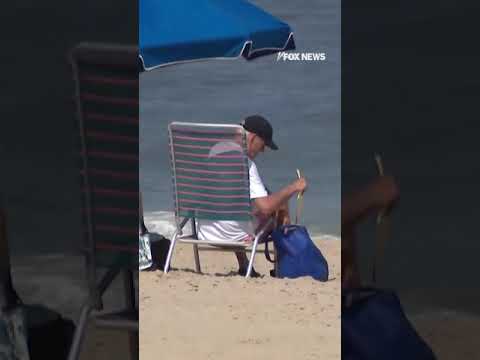 You are currently viewing COMMANDER-IN-BEACH: Biden caught soaking up the sun after being pushed out of presidential race