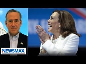 Read more about the article Harris is contrived; Trump is a real person: Rick Santorum | Wake Up America