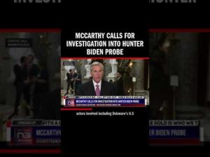 Read more about the article House Speaker Kevin McCarthy (R-CA) has called for Congress to investigate the transparency and