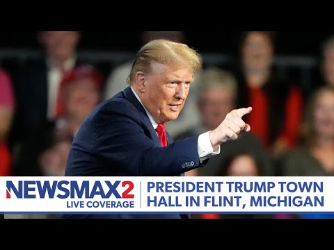 You are currently viewing LIVE: President Donald Trump Town Hall in Flint, Michigan | NEWSMAX2