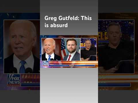 You are currently viewing Greg Gutfeld: Biden referred to JD Vance as a ‘secretary’ #shorts