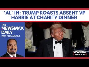 Read more about the article Kamala Skips Al Smith Dinner, Misses a Great Trump Show | The NEWSMAX Daily (10/18/24)