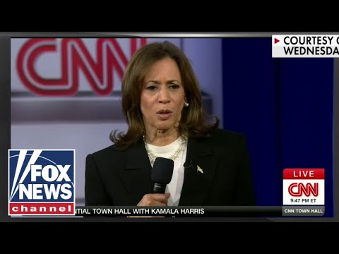 You are currently viewing Kamala Harris fumbles through answer on ‘many mistakes’ during townhall