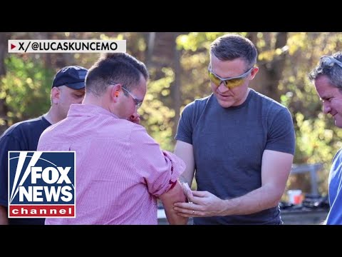 You are currently viewing Dem candidate mocked after reporter injured at campaign gun event: ‘Morons’