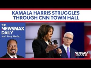 Read more about the article Harris takes some friendly fire at CNN Town Hall | The NEWSMAX Daily (10/24/24)