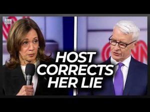 Read more about the article Watch Kamala Harris Get Angry as CNN Host Calmly Corrects Her Lie