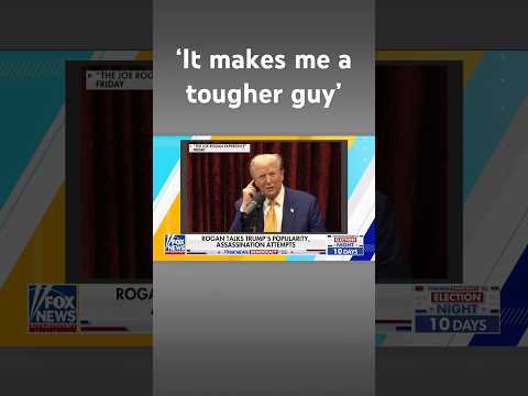 You are currently viewing Trump shows off assassination attempt scar on Joe Rogan podcast #shorts