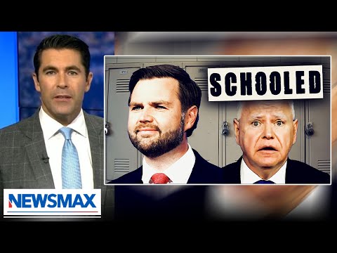 You are currently viewing Rob Schmitt: ‘Shockingly calm’ JD Vance ‘dismantles’ Tim Walz and moderators