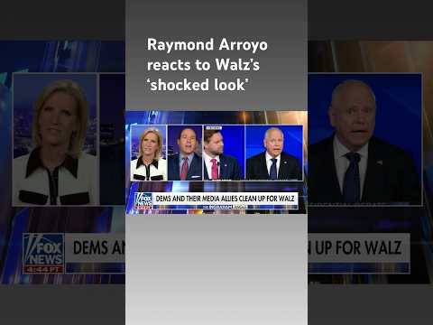 You are currently viewing Raymond Arroyo: Tim Walz looked like a ‘butterfly’ whose wings were ‘clipped’ #shorts