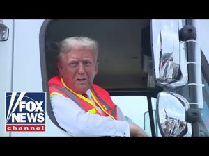 Read more about the article Trump takes garbage truck to campaign rally: ‘In honor of Joe’