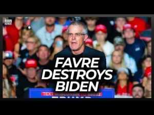 Read more about the article Crowd Roars at Brett Favre’s Brutal Message for Biden