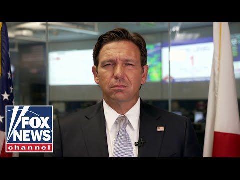 Read more about the article Ron DeSantis: Kamala Harris is trying to ‘politicize the storm’