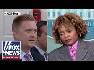 Read more about the article Peter Doocy left stunned by Karine Jean-Pierre