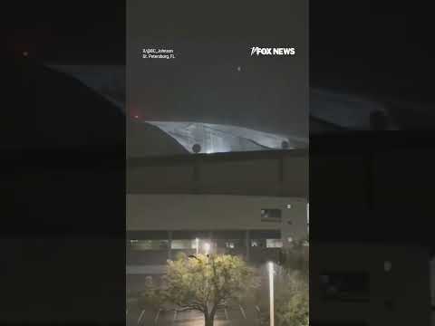 Read more about the article Hurricane Milton shreds the roof of Tropicana Field, home to the Tampa Bay Rays