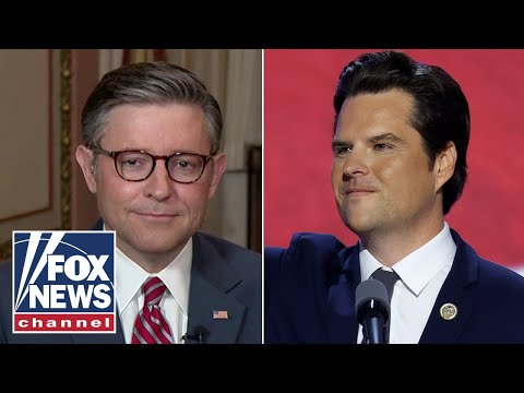 You are currently viewing Speaker Johnson reveals how Matt Gaetz’s resignation can ‘help’ Republicans