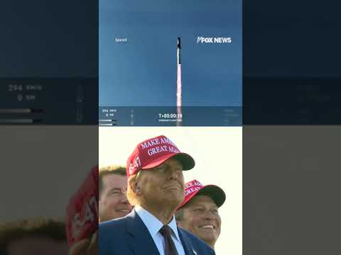 Read more about the article President-elect Trump and Elon Musk watch SpaceX rocket launch