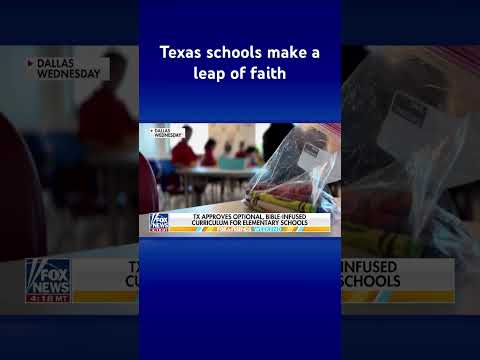 You are currently viewing Texas approves optional Bible-infused curriculum for elementary schools #shorts