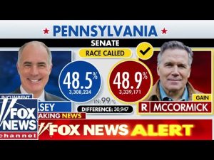 Read more about the article BREAKING NEWS: Republican McCormick wins Pa. Senate race, flips seat