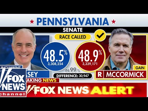 You are currently viewing BREAKING NEWS: Republican McCormick wins Pa. Senate race, flips seat