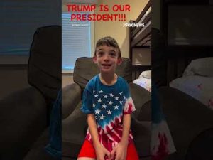 Read more about the article 8-year-old boy with rare brain disorder who met Trump finds out he won the election