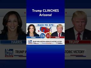 Read more about the article Trump SWEEPS all swing states after clinching Arizona #shorts