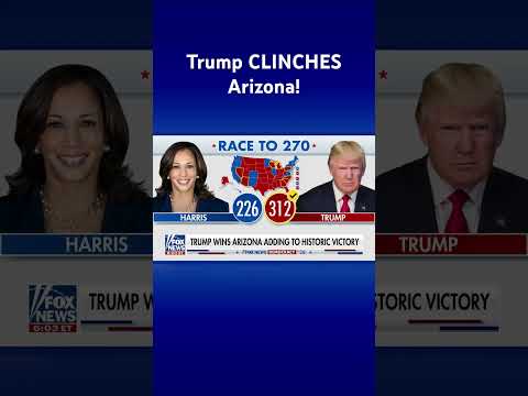 You are currently viewing Trump SWEEPS all swing states after clinching Arizona #shorts