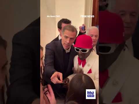 Read more about the article Hunter Biden gets friendly with Flavor Flav during Christmas party at the White House