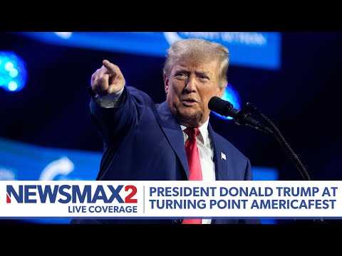 Read more about the article LIVE: President Donald Trump speaks at Turning Point USA AmericaFest | NEWSMAX2