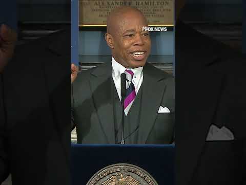 You are currently viewing NYC Mayor Eric Adams dares critics to “cancel” him for willingness to work with Trump on immigration