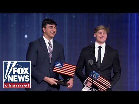 You are currently viewing UNC fraternity brothers awarded for defending American flag against mob